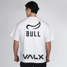 画像をギャラリービューアに読み込む, BULL×VALX OVERSIZED COTTON STRETCH T-SHIRT-WHITE【送料無料】
