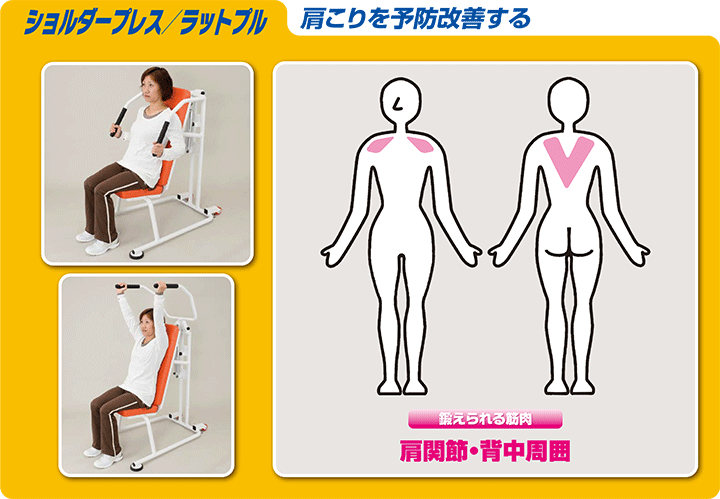 deaショルダープレス/ラットプル | トレーニングマシンブランド deaショルダープレス/ラットプル | トレーニングマシンブランド